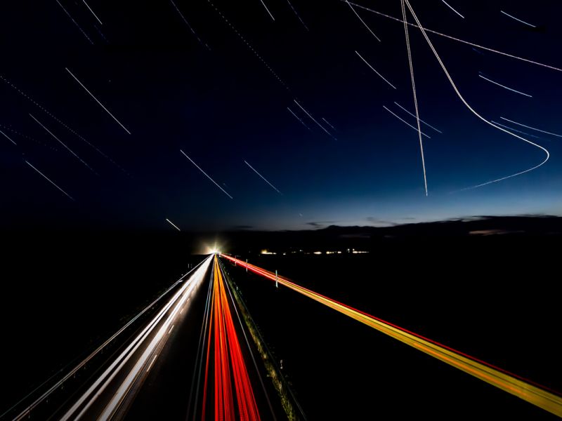 2. Platz. 'Spuren der Nacht' von Ralf Wandke 2. Platz. 'Spuren der Nacht' von Ralf Wandke