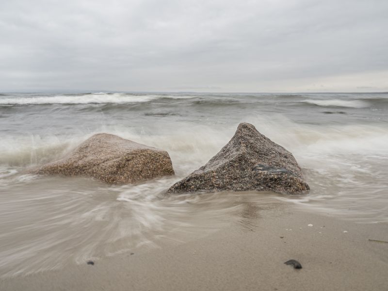 Wasser Wellen Wolken Wasser Wellen Wolken
