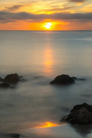 7.Platz 'Sonnenaufgang am Meer' von Lisa Meinhold