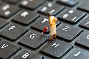5. Platz "Tastatur(-putze)" von Ralf Wandke 5. Platz "Tastatur(-putze)" von Ralf Wandke