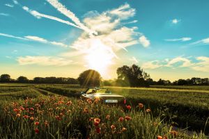 1.Platz "Sommer - Sonne - Cabrio" von Evi Mayer 1.Platz "Sommer - Sonne - Cabrio" von Evi Mayer