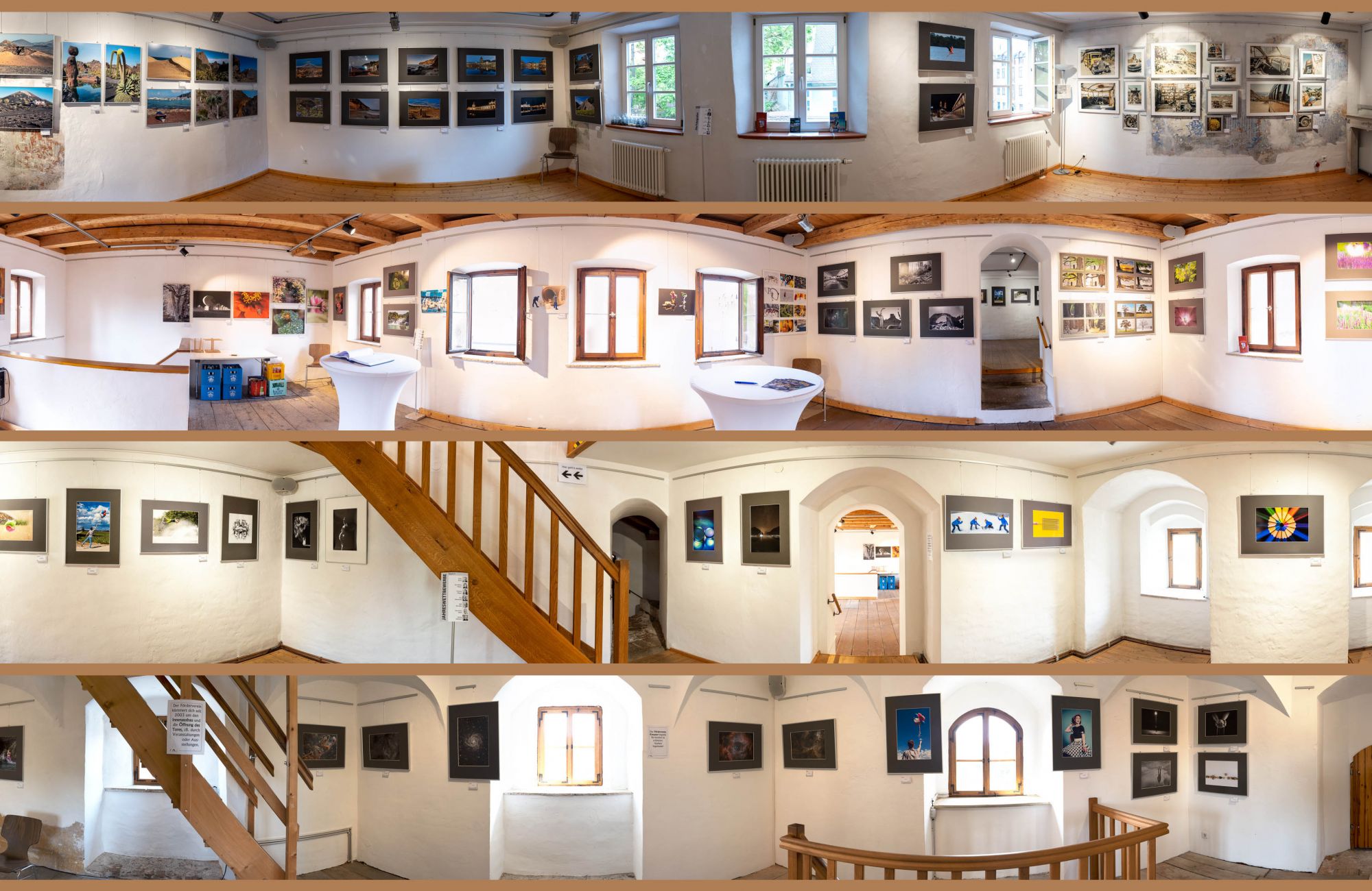 Kreuztorausstellung 2023 Panoramas aller Räume